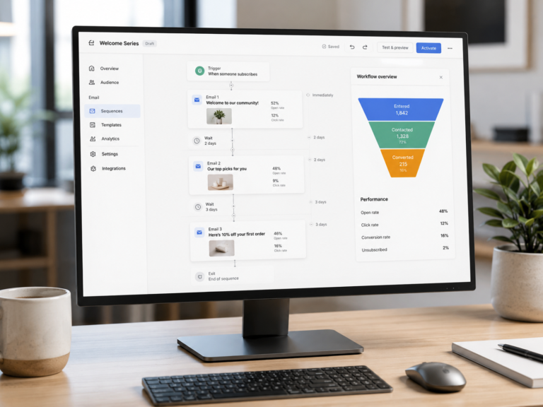 funnels og e-mail flows